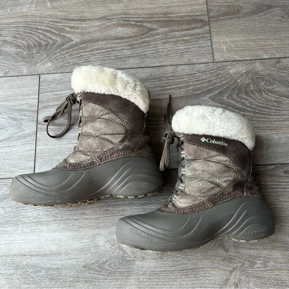 Columbia  Sierra Summette Snow Boots Brown Suede Thermolite H5 - Picture 7 of 14